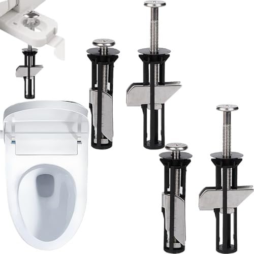 2025 New Heavy Duty Toilet Seat Fastener Bolt Kit, Universal Toilet Seat Bolt Kit, Toilet Seat Screws Replacement Kit, For Easy Installation And Maintenance Of Toilet Seats(4pcs)
