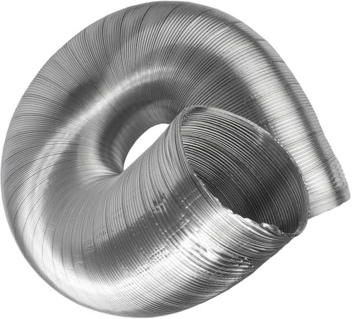 Vent Systems Flexibles Rund Aluminiumrohr DN 160 mm x 3 m lange Aluminiumschlauch, Flexibler Schlauch, Abluftschlauch für Heizung und Kühlung Klimaanlagen, Trockner, Abluftventilator