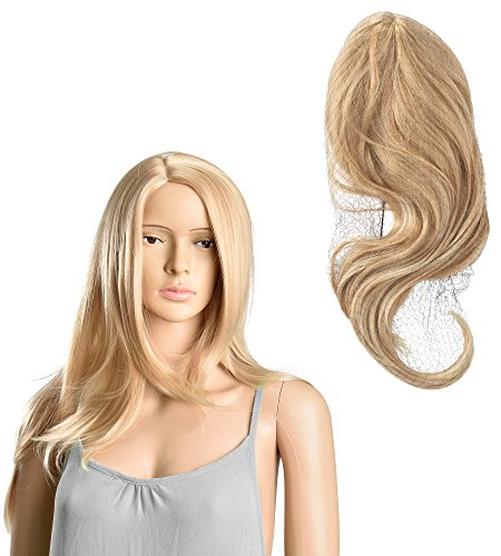 in.tec Voluminöse Perücke für Damen (61cm lang) Langhaar/Kunsthaar - Blond