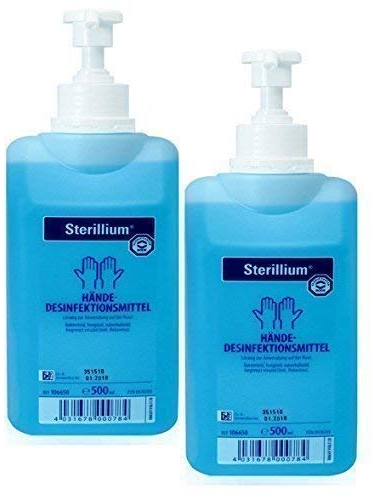 Medi-Inn Dosierpumpen 2 Stück mit Hartmann Sterillium Händedesinfektion 2 x 500ml