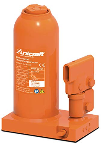 Unicraft Stempelwagenheber HSWH 10 TOP (Tragkraft: 10 t, Hub: 150 mm, horizontal verwendbar) 6211010