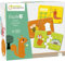 Avenue Mandarine JE511C Set mit 12 Puzzles 2-teilig, praktisch, spielerisch und farbenfroh, ideal für Kinder ab 3 Jahren, 1 Set, Lebensräume