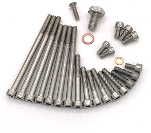 Motor 247 Schraubensatz für Zündapp Typ 434 M25 M50, 2-Gang-Motor, Edelstahl V2A