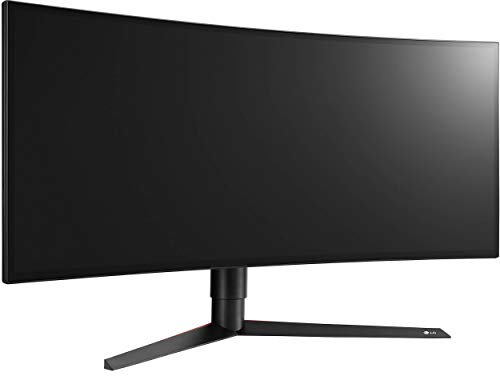 LG 34GK950F UltraGear Gaming Monitor 34 QuadHD UltraWide Curvo 21:9 LED NanoIPS HDR 400, 3440x1440, 1ms MBR, AMD FreeSync 144Hz, HDMI 2.0, Display Port 1.4, USB Hub, Altezza Regolabile, Flicker Safe