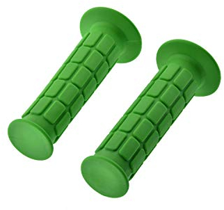 Ost2rad Lenkergriffgummi S50 S51 SR50 Gelbgrün, Gummi, für Motorroller, Set mit Festgriff und Gasgriff, Made in Germany