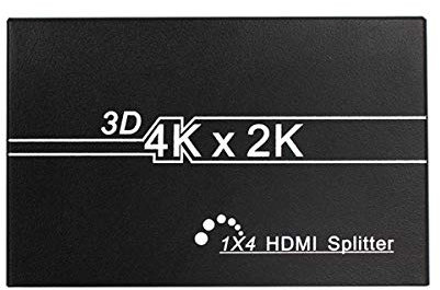 Ultra HD 4K HDMI Splitter 1X4 Port 3D UHD 1080p 4K2K Video HDMI Switch Switcher HDMI 1 Input 4 Output HUB Repeater Amplifier