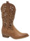 Fashion Moda Stivali Donna texano con Punta Tacco Basso Primavera Estate Traforati Nero (Numeric_41)