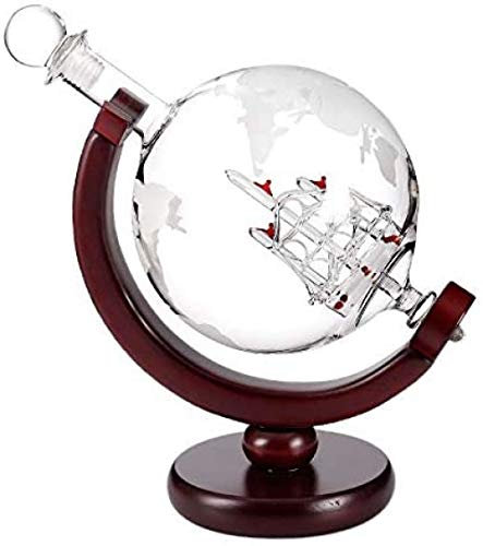Set Di Decanter Whisky Globe 850 Ml Set Di Decanter Per Liquore Artigianato Portabottiglie Decanter Set Di Vini Bar Decorazione Per Feste A Casa