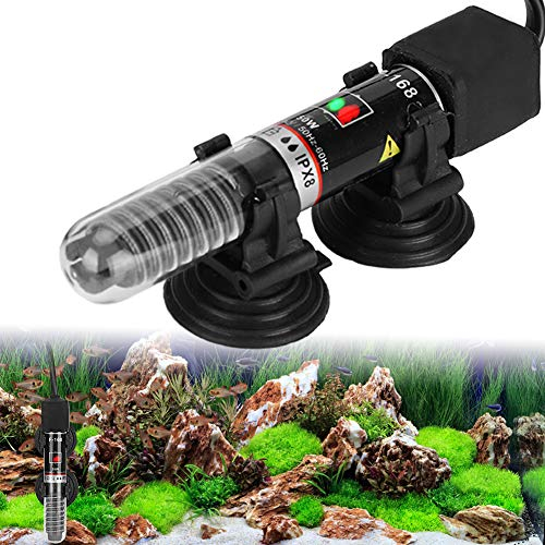 Heizstab Aquarium, Mini Heizstab, Aquarium Heizer, 220V Aquarium Heizung für Fischtanks, 50W Mini Aquarium heizung mit Saugnäpfen 26 ℃/78,8 ℉ Explosionsschutz Heizstab mit konstanter Temperatur