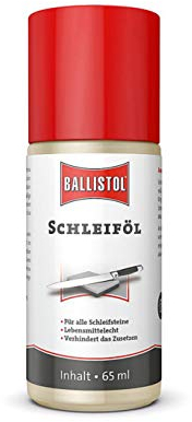 Eva Shop® Ballistol Schleiföl 65 ml Premiumprodukt zum schärfen von Messern und Klingen - Lebensmittelecht, Geschmacksneutral und Säurefrei