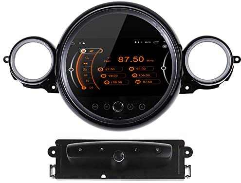 MOOKAKA Android Autoradio 2 Din GPS Navigation Haupteinheit für BMW Mini Cooper R56 R60 2007-2014,4GB RAM 64GB ROM Multimedia Player Stereo 9 Zoll HD IPS Bildschirm Unterstützt Wireless Carplay DSP