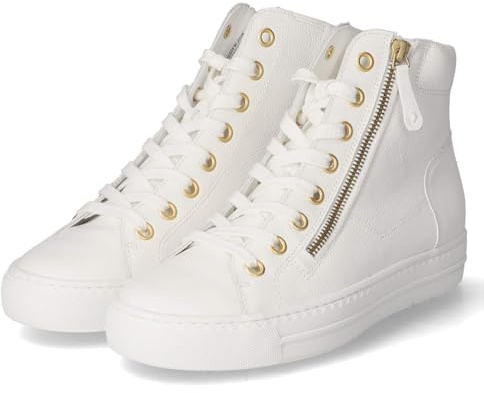 Paul Green Sneaker 4024-181, Glattleder, Weiß, Damen EU 8,5/42,5