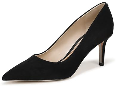 Sam Edelman Damen Pumps Vienna, Schwarze Velourslederoptik, 40 EU