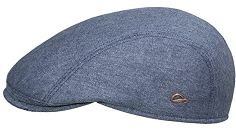 Göttmann Jackson Melierte Flatcap aus Seide mit UV-Schutz - Jeans (51) - 61 cm