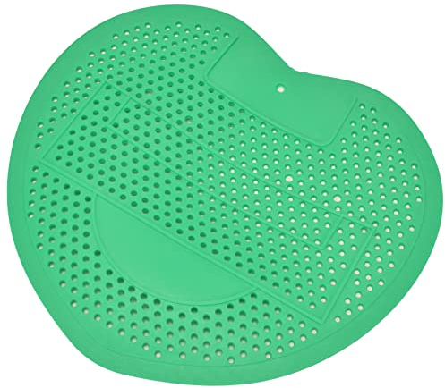 Cyrank 2pcs Urinalsieb Urinmatten, Urinal-Kuchen Mit Sieb, Herzförmiges, Duftendes Urinal-Sieb Verhindern Sie Spritzen Für Alle Gewerblichen Orte Und Wohnungen Grün