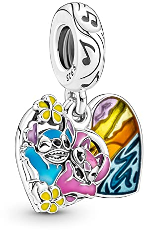 RMMY Charm Anhänger Jewelry Ocean Heart CharmAnhänger 925 Sterling Silver Pendant Dangle Beads für Europäische Armbänder und Halsketten Chriatmas Birthday Jewelry Gifts for Women