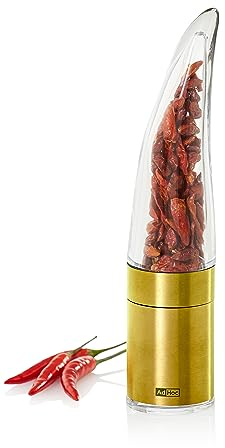 AdHoc MP203 Chilimühle Pepe | messerscharfer Chilischneider mit original SchneidWerk und Aromaschutz | exklusives Modell 2023 Kräuter- und Gewürzschneider