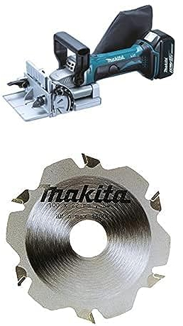 Makita DPJ180RTJ Akku-Nutfräse 18V / 5,0 Ah, 2 Akkus + Ladegerät im MAKPAC + Nutfräser 100mm