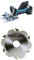 Makita DPJ180RTJ Akku-Nutfräse 18V / 5,0 Ah, 2 Akkus + Ladegerät im MAKPAC + Nutfräser 100mm