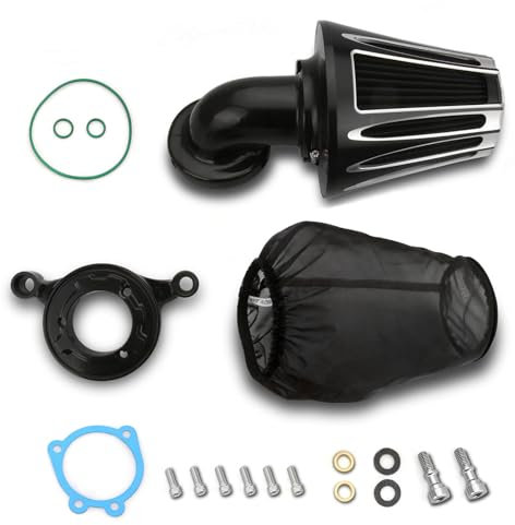 Filtro aria a cono filtri di aspirazione sfiato fase 1 per harley Big Twin Softail Dyna Fat Boy Bob Night Train 99-15 touring FLHX FLHR 00-07