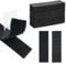 Klettband Selbstklebend Extra Stark, 20 Paare, Aktualisieren Klettverschluss Selbstklebend, Doppelseitige Klettpunkte Klett Selbstklebend, Klettstreifen zum Kleben, Schwarz, 3x10cm