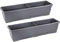 Jardinera Balcón, Maceta 72 cm. Largo, Set 2 Unidades, 14 litros, Macetero Plástico, Balcón