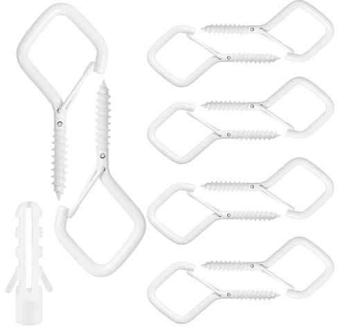 Ganci a Vite,30 Pezzi Ganci Da Soffitto,Occhielli a Vite,Viti Con Occhielli a Vite