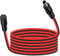 RUNCCI-YUN 14AWG 12V DC Extension Cable DC 5.5mm x 2.1mm 5521dc power connector,barrel connector,Female to Male Wire for CCTV Security Camera,IP Network Camera,DVRs(3m/10ft）