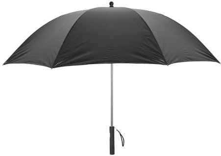 Keenso Parasol avec Ventilateur intégré UPF 50+, Pliable, Compact, pour l'été Chaud (Blue