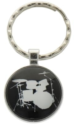 mugesh Schlüsselanhänger Instrument/Notenmotiv - schönes Geschenk für Musiker