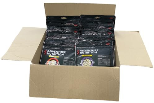 Adventure Nutrition Pack N Go Freeze-Dried Lightweight Food, 600 Kcal, for Adventurers, Hikers, Campers, Emergency Services, Mountaineers (6, Porridge with Apples)