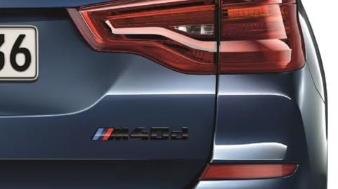 BMW M Performance Schriftzug Heckklappe schwarz lackiert X3 M40d