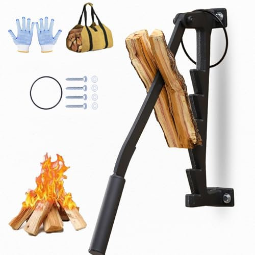 Mano Spaccalegna, Manuale da Spaccalegna Parete per Legna a Scoppio Coltello da Spaccalegna affilatrice a Parete Spacca Legna a Corrente per Campeggio, Picnic, Giardino