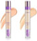 Correcting Concealer Stick, 2 Stück, vollständige Abdeckung, mischbarer Concealer, flüssig, langanhaltend, wasserfest, Creme-Kontur, Highlighter, Make-up für Augenringe, Flecken und Hautunreinheiten