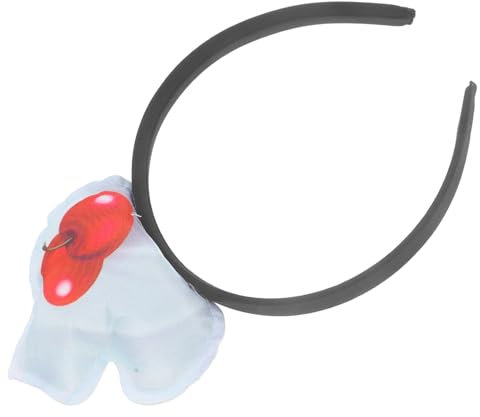HAWILLOSCH Kirschstirnband weihnachts haarband trachten haarschmuck Party-Kopfschmuck Lustiger Kopfschmuck Party-Haarreifen Cosplay-Stirnband Cosplay-Party-Haarband Party-Stirnbänder Plastik