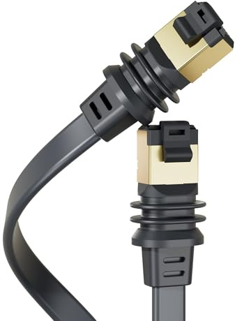 EAZUSE Starlink Gen 3 Flat Cable, 32.8FT Ethernet, Compatible with Starlink Gen 3 & Mini Dish, Flat Shielded, Waterproof 10M
