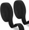 Pack of 2 Black Elastic for Sewing 1 Inch Wide, Total 14-Meter-Long (7-Meter-Each) 2 Black Elastic Band Perfect for DIY Craft, Wig Band, Trouser, Headbands, & Dressmaking.