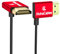 Alvin's Cables 8K 2.1 HDMI Cable 48Gbps 8K@60Hz 4K@120Hz High Speed Φ2.4mm Ultra-Thin HDMI for Sony A7 A9, BMPCC, for Canon C70, for Atomos Ninja, for Feelworld, Right to Up Angle 45cm|18in