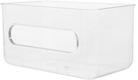 OUNONA Transparent Mask Glove Box Holder - Wall Mount Storage Organizer for Gloves and Masks - Dustproof and Moistureproof Dispenser