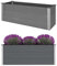 Garten-Hochbeet WPC 150 x 50 x 54 cm Grau,jiangboyue-43607