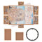 Ccarzzi Wooden Rotatable Jigsaw Puzzle Board with 6 Drawers for 1500 Puzzles - Tilting Table with Slick Surface for Adults & Kids