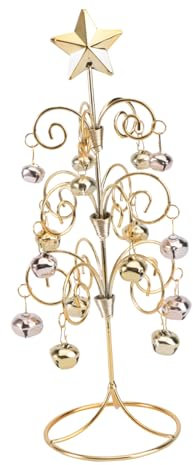 RORPOIR Mini Albero di Natale Dorato in Metallo Decorazioni per La Tavola Decorazioni per Alberi di Natale Artificiali per Feste di Natale