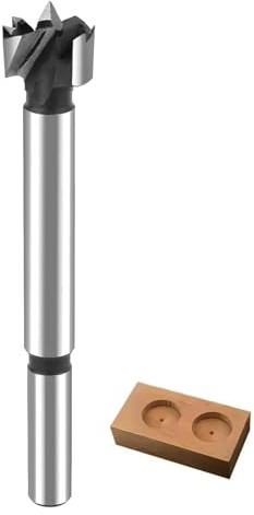 GLRYD Forstnerbohrer für Holz Ø 16mm, 8mm Schaft, Holzbohrer aus HRC50-Hochleistungs-Kohlenstoffstahl Wellenförmige Schneidkanten, Extrem Scharf, Präzise Zentrierung, für Hartholz,Faserplatten