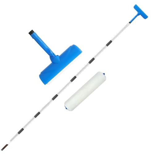 Rouleau À Peinture - Applicateur Anti-Gouttes avec Bouclier,Outil de Peinture avec Protection - Pour Cuisine Salle De Bain Garage Meubles Intérieur Salon Armoire Maison