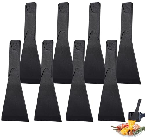 8 Pièces Spatules en Nylon pour Raclette, Spatule Raclette Plastique | 13.5 × 5cm SpatuleRaclette Nylon pour Poêles à Fromage, Grillades, Planches Gourmettes, Résistant à la Chaleu