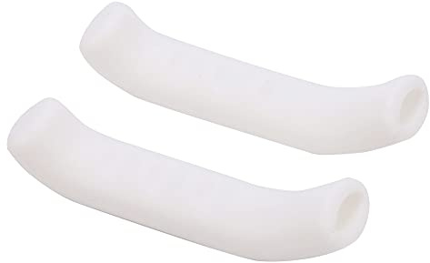 Bremshebel-Schutzhülle, Wasserdicht, Rutschfest, für Mountainbike, Bremsgriff, für Rennrad, Mountainbike, 2 Stück, Weiß (WHITE)