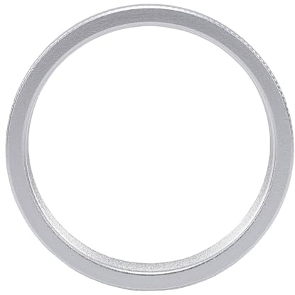 Sxhlseller 49mm Filter Adapter Ring for X100V X100F X100T X100S X70 Camera, Aluminum Alloy Lens Adapter Ring with Internal Matte Finish, Compatible with CPL ND Filters, Silver (Silver)