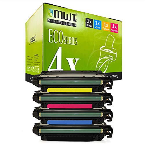 4X Kraft Office Supplies kompatibel Toner für HP Laserjet Pro 500 Color MFP M 570 dw DN ersetzt CE400A-03A 507A
