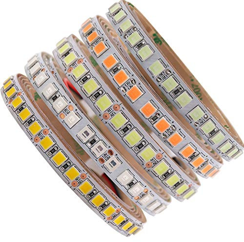 XUNATA 12V Tiras LED Azul, Actualizar 5050 5m 600LEDs, IP67 Impermeable, No Adhesivo Escalera de Techo 5054 Luces LED