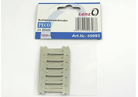 Lenz 45093 Schienenverbinder, 24 Stück - Spur 0 - Neu - OVP